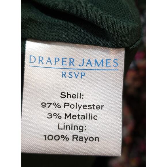 Draper James Long Maxi Dress Women's 3X Multicolor Floral Smocked Long Sleeve - Picture 5 of 15